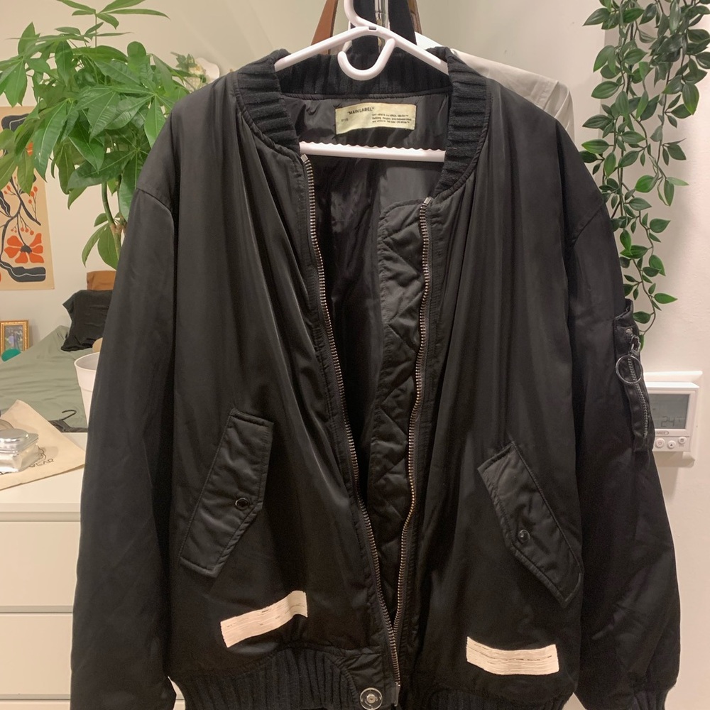 Off-White c/o Virgil Abloh MA-1 Bomber Jacket- Made in Italy